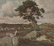 Jean-Baptiste Camille Corot Wald von Fontainebleau oil painting on canvas